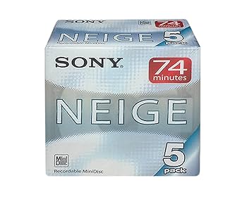 Amazon | SONY 録音用MD(ミニディスク) Neige ネージュ 74分 5枚